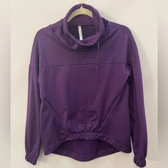 Fabletics Europa Pullover in Purple Size XXS - Picture 2 of 9